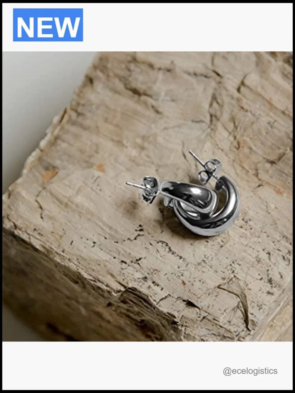 Thick Dome Huggie Earrings 925 Sterling Silver Posts Small Wide Round Hoop
